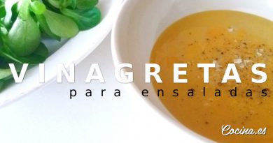Vinagretas para ensaladas