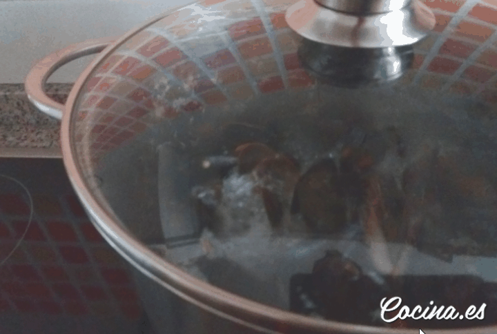 Cómo cocer mejillones al vapor