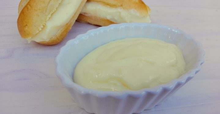 crema pastelera en microondas