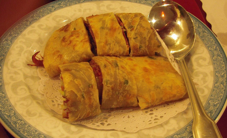 crepes de jamón y queso