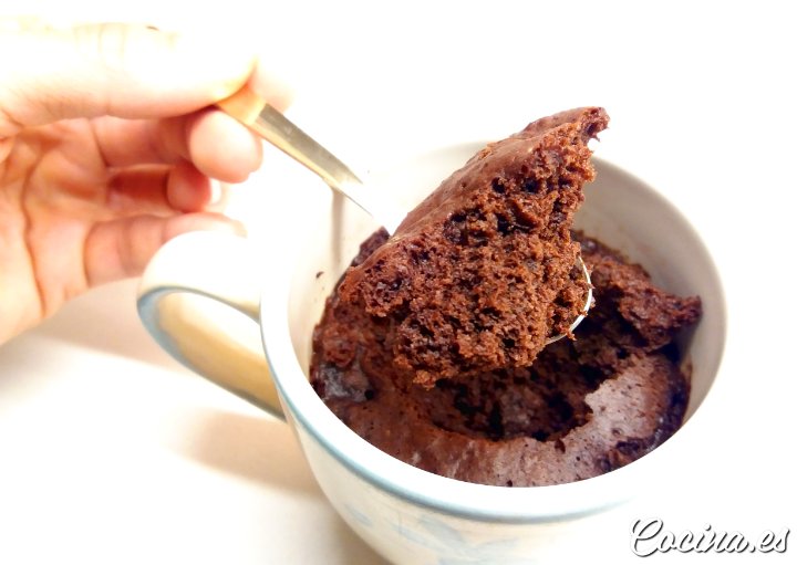 Mug Cake de Chocolate sin Huevo