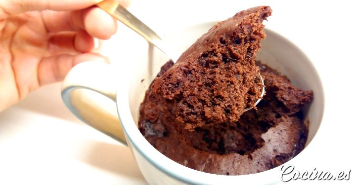 Mug Cake de Chocolate sin Huevo