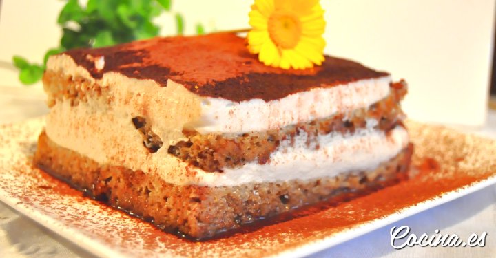 Tarta tiramisú sin horno