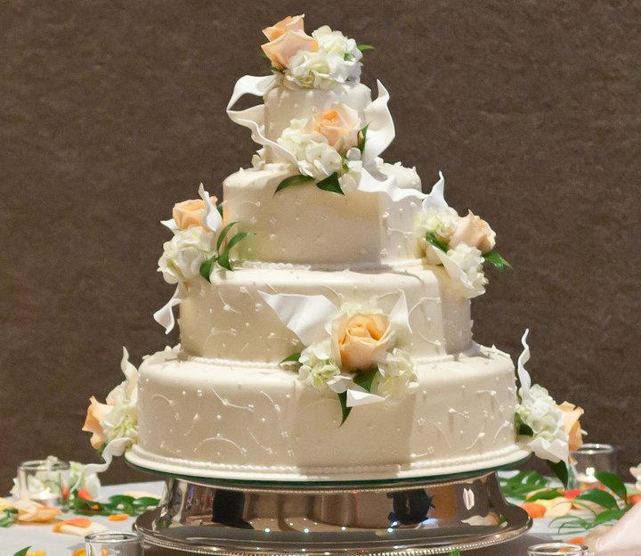 Tarta de Bodas Rosas