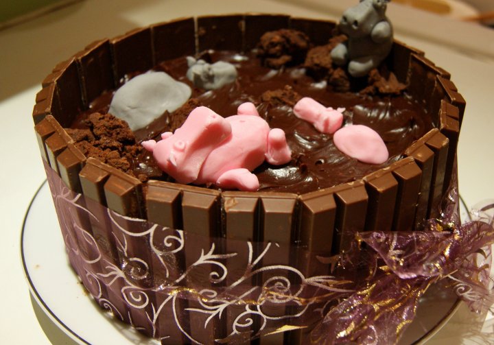 Tarta de Chocolate Kit Kat