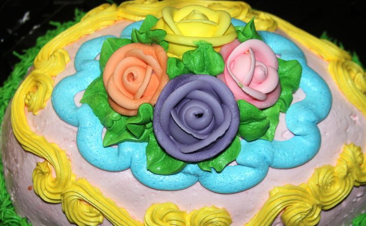 Tarta de Cumpleaños Flores