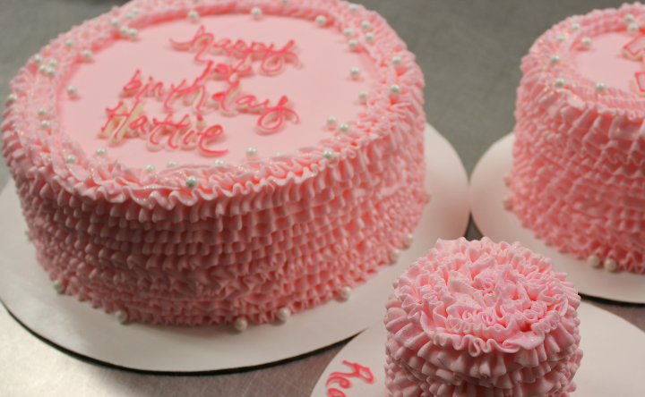 Tarta de Cumpleaños Rosa