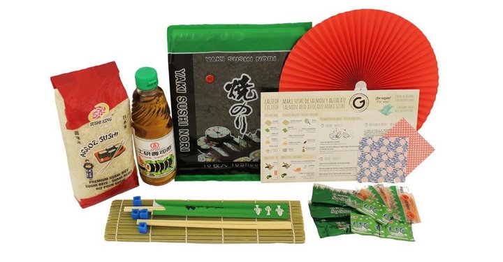 Kit Sushi de Comida + Esterilla para enrollar