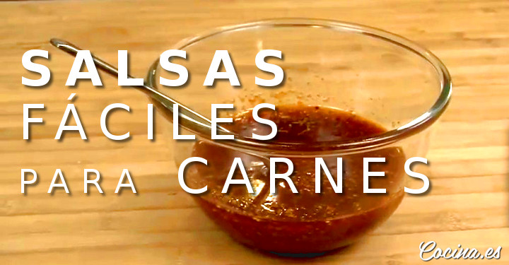 Salsas Fáciles para Carnes - Recetas de Salsas Fáciles