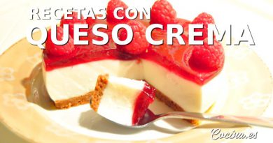 Recetas con Queso Crema