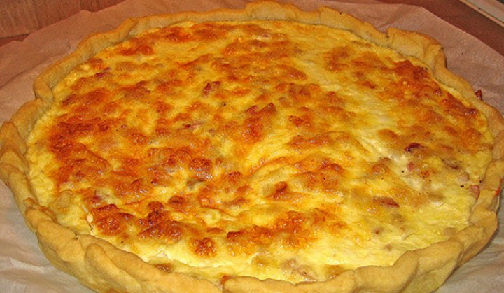 Recetas con Queso Crema - Tarta salada de Queso Crema y Parmesano