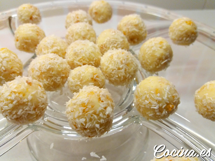 Trufas de Chocolate Blanco - Receta