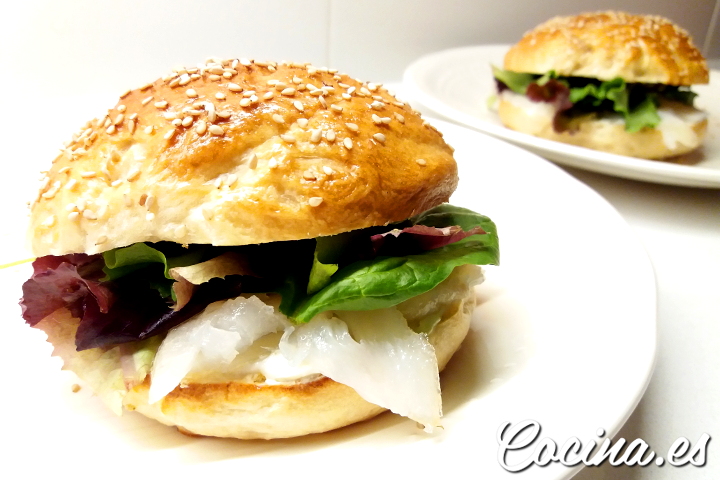 Sandwich casero con Bagels