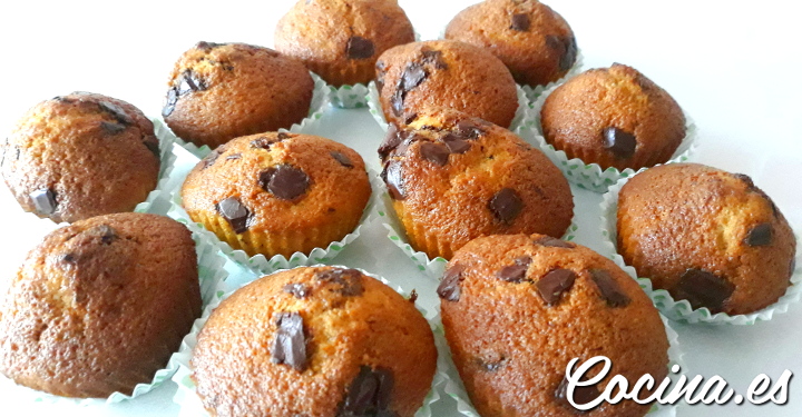 Cómo hacer Muffins de Chocolate