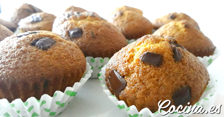 Muffins de Chocolate y Vainilla Americanos