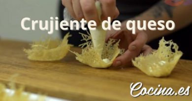 hacer un crujiente de queso bien hecho