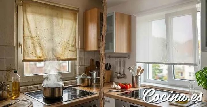 estores enrollables para cocina